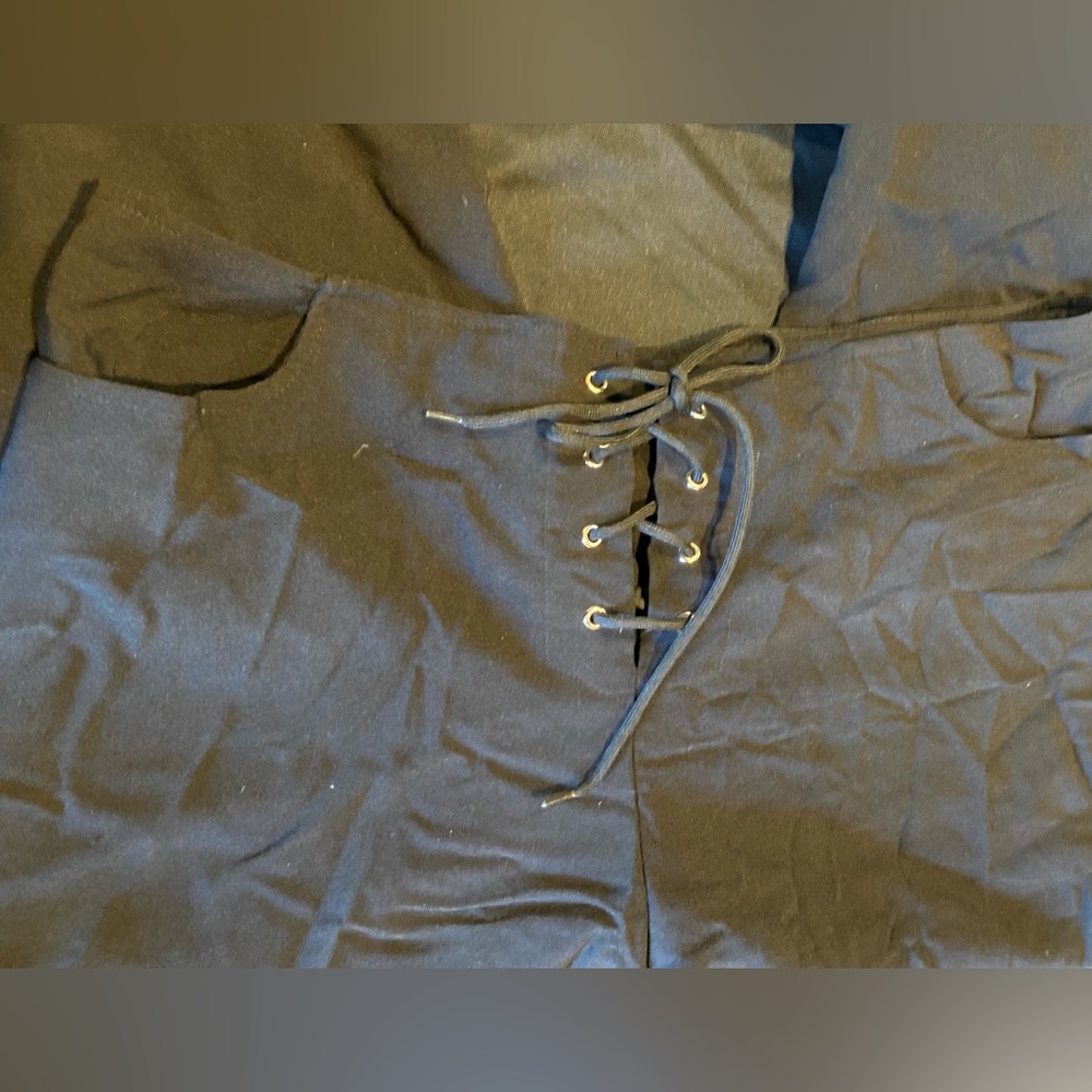 Vintage 90s Fashion Bug lace up bootcut pants size 16 - Picture 3 of 6